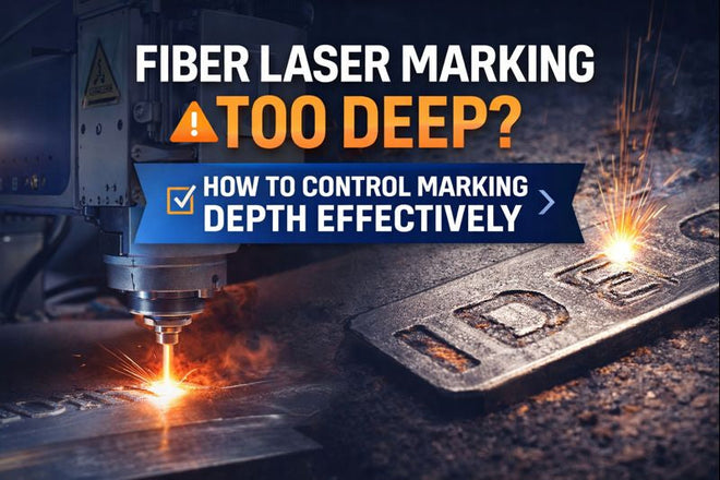 Fiber Laser Marking Too Deep: How to Control Marking Depth – HANTENCNC