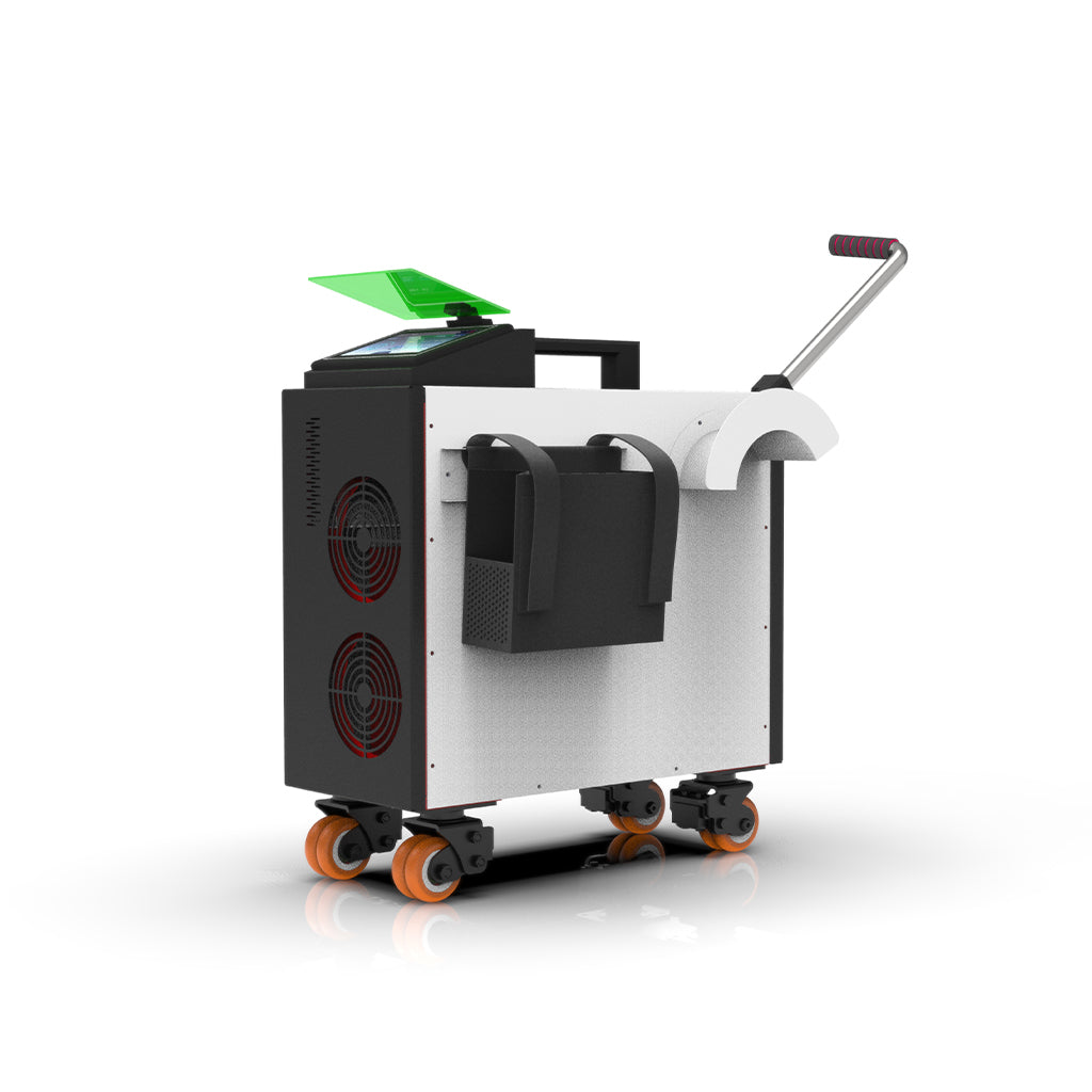 Advanced integrated air-cooling system of SEAGULL4 laser cleaner, no water tank needed